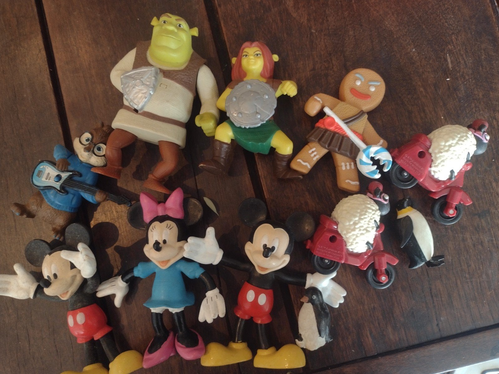 Disney en Shrek speelgoed poppetjes - Gebruikt, Ophalen of Verzenden, Gebruikt