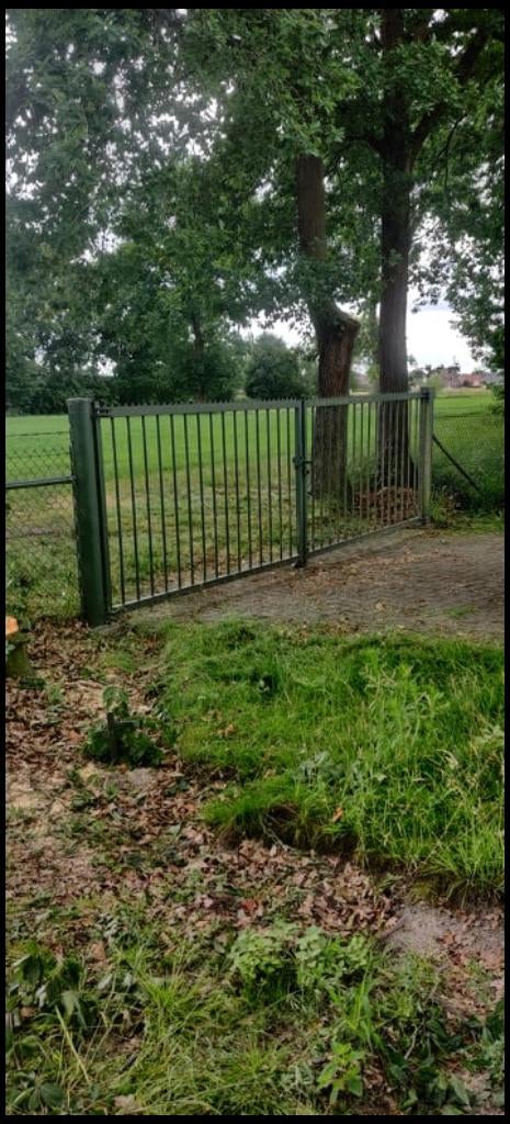 Weidepoort 5m, Ophalen, Gebruikt, IJzer, Spijlenhekwerk