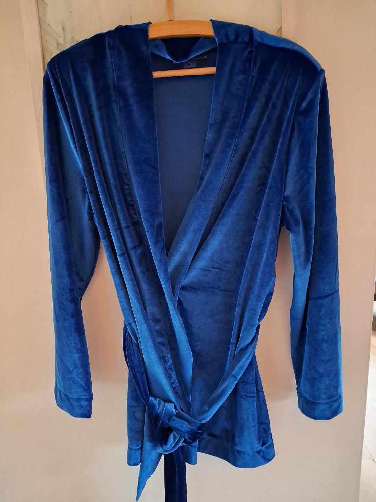 koningsblauw vest, Kleding | Dames, Ophalen of Verzenden, Zo goed als nieuw, Maat 42/44 (L), Blauw