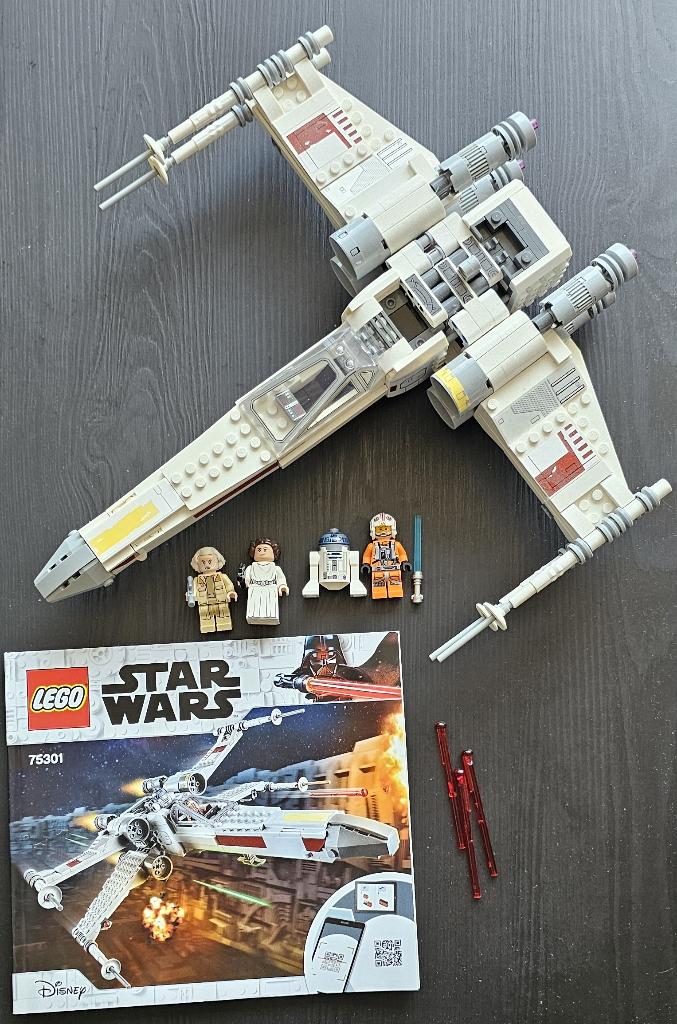 75301 Lego Star Wars Luke Skywalker's X-Wing, Kinderen en Baby's, Speelgoed | Duplo en Lego, Ophalen of Verzenden, Zo goed als nieuw