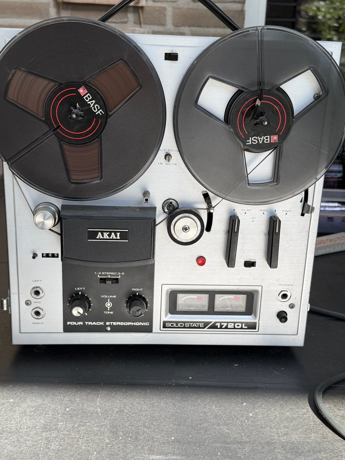 Akai 1720L Bandrecorder - Vintage Stereo Geluid, Audio, Tv en Foto, Bandrecorders, Ophalen, Bandrecorder, Met banden