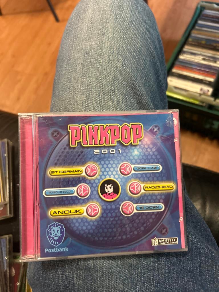 Pinkpop 2001 CD - Diverse Artiesten - Amnesty International, Ophalen of Verzenden, Gebruikt