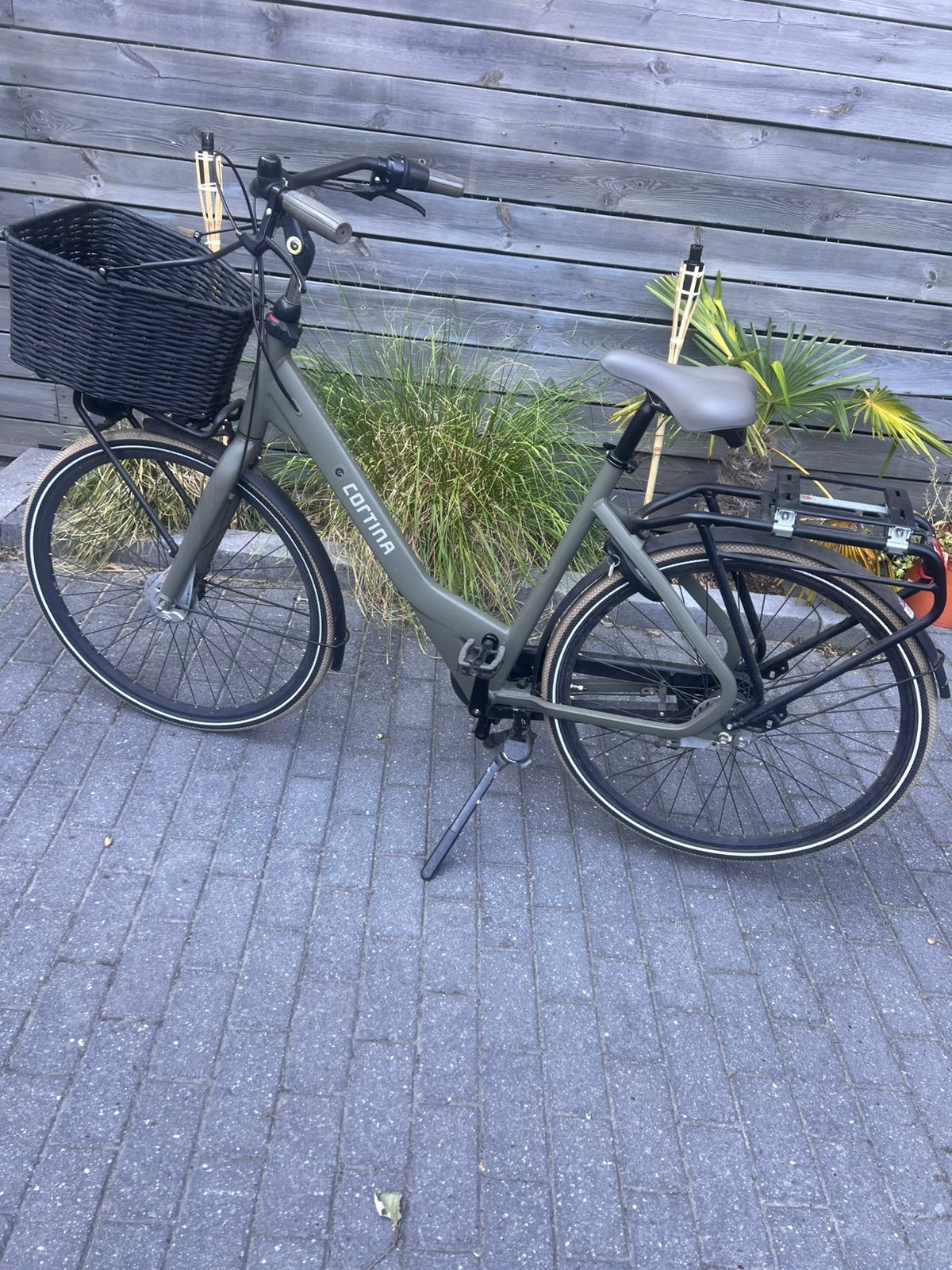 Mooie groene Cortina fiets, Fietsen en Brommers, Fietsen | Dames | Damesfietsen, 56 cm of meer, Ophalen, Zo goed als nieuw, Overige merken