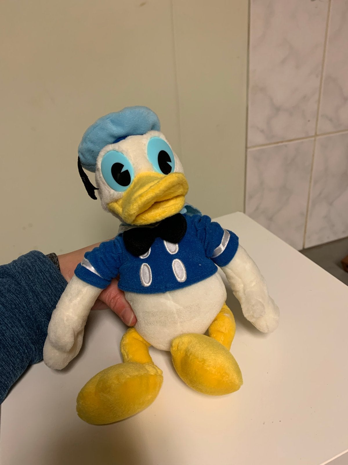Knuffel Donald Duck Disney, Ophalen of Verzenden, Donald Duck, Zo goed als nieuw, Knuffel
