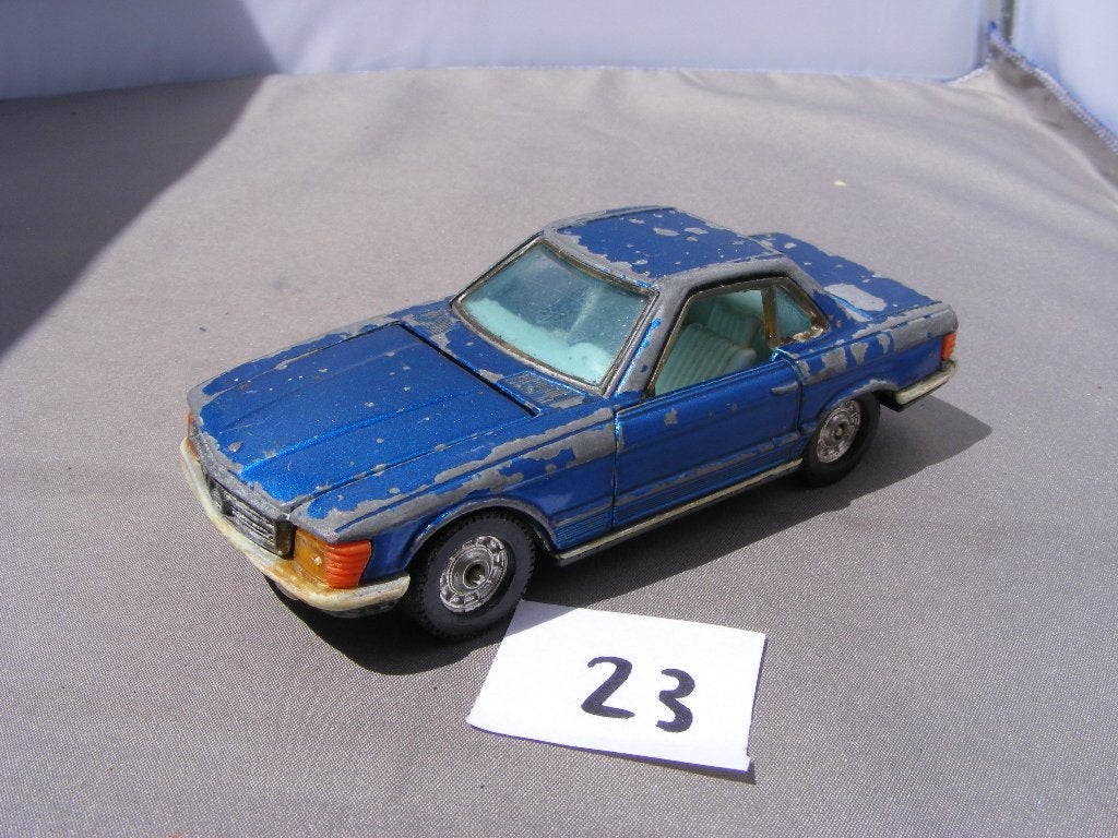 Mercedes Benz 350SL Corgi toys whizzwheels (23), Ophalen of Verzenden, Gebruikt, Auto, Corgi