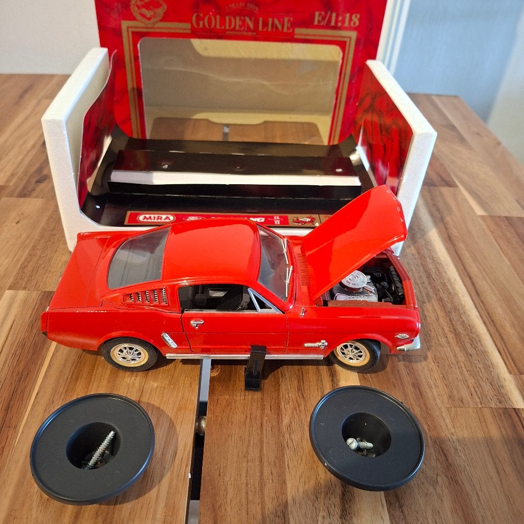 Mira Ford Mustang (1964 1/2) Diecast Model 1:18 nieuw ., Verzenden, Nieuw, Auto, Overige merken