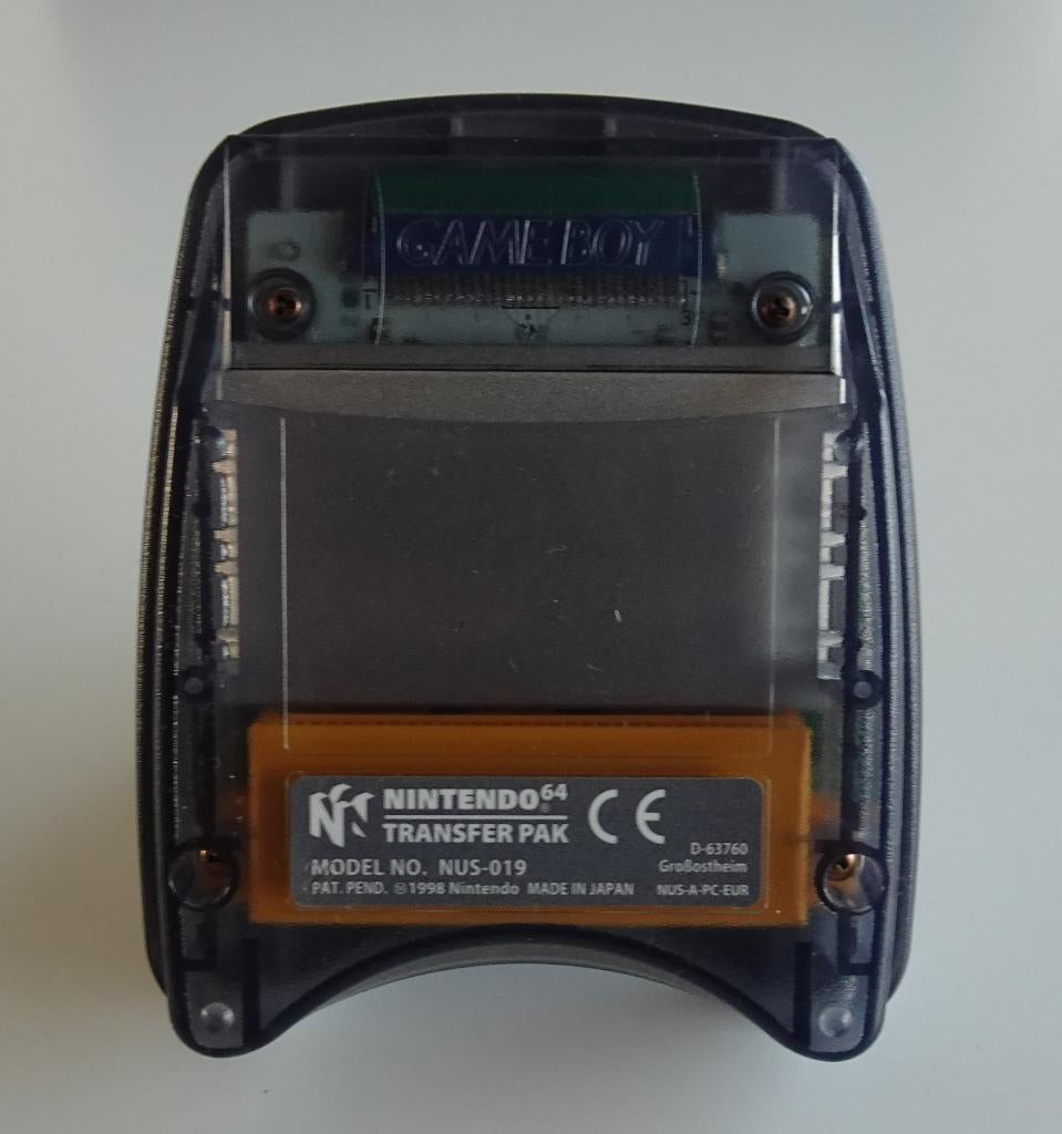 Transfer Pak voor Nintendo 64, Spelcomputers en Games, Games | Nintendo 64, Ophalen, Overige genres, 1 speler, Zo goed als nieuw