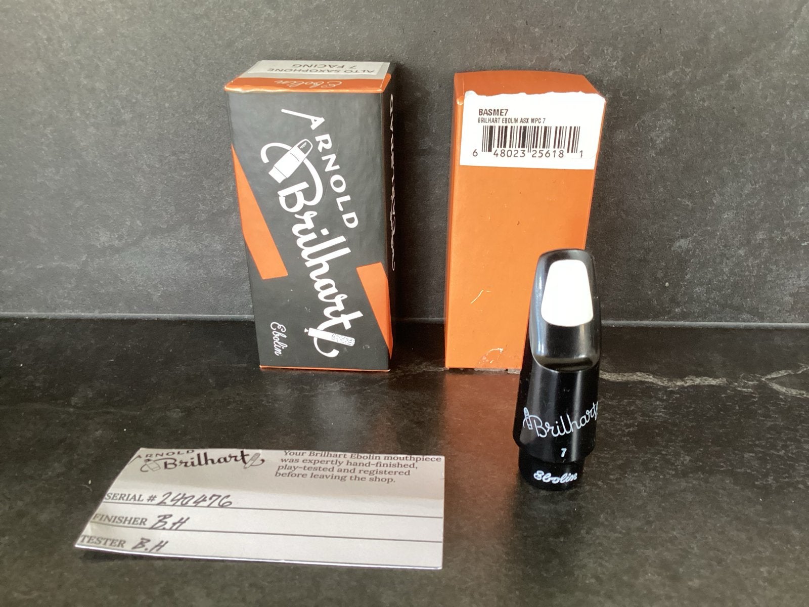 Arnold Brilhart mondstuk BASME7, Ophalen of Verzenden, Nieuw, Koperblazer
