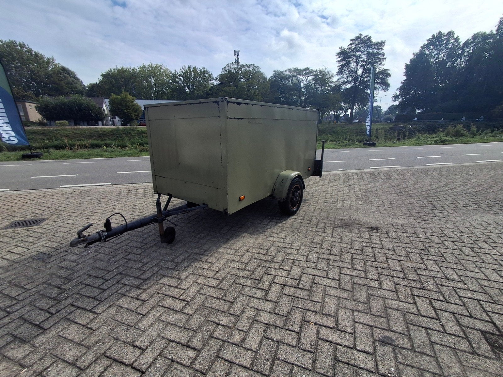 Gesloten aanhangwagen  ( 252x140x120cm lxbxh), Auto diversen, Ophalen, Gebruikt