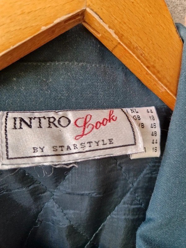 Vintage Damespak Starstyle Maat 44, Kleding | Dames, Ophalen of Verzenden, Zo goed als nieuw, Maat 42/44 (L), Groen