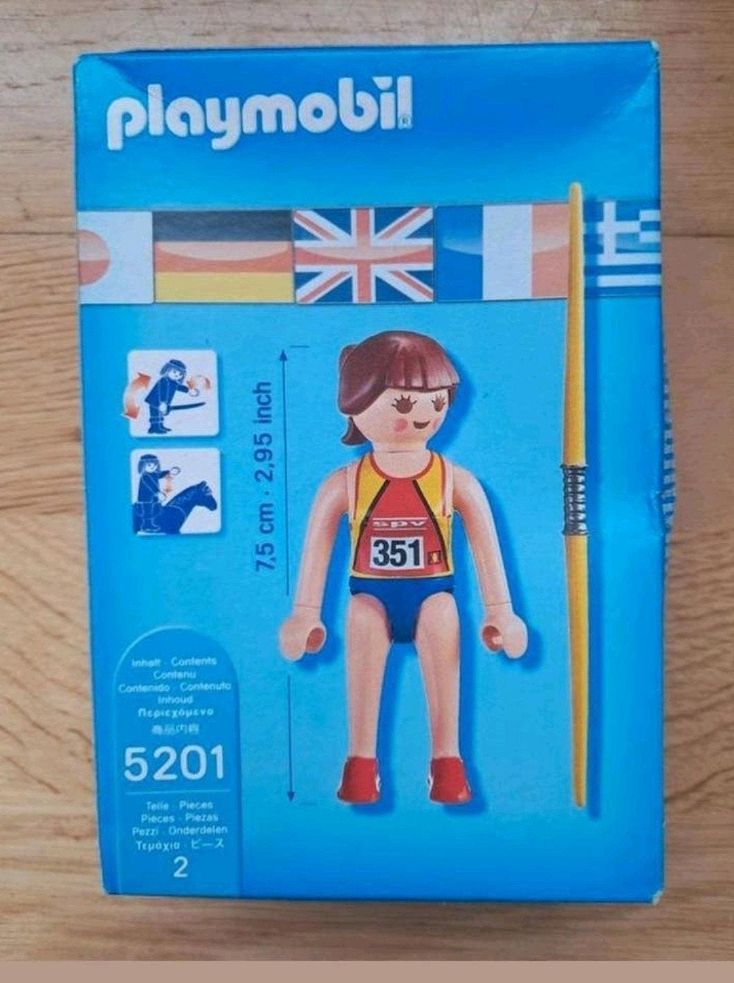 Playmobil Sports & Action Speerwerpster 5201 *nieuw *, Ophalen of Verzenden, Nieuw