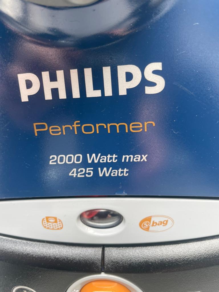 Zeer sterk  bijna nieuw philips stofzuiger 2000W Max425WATT, Ophalen of Verzenden, Zo goed als nieuw