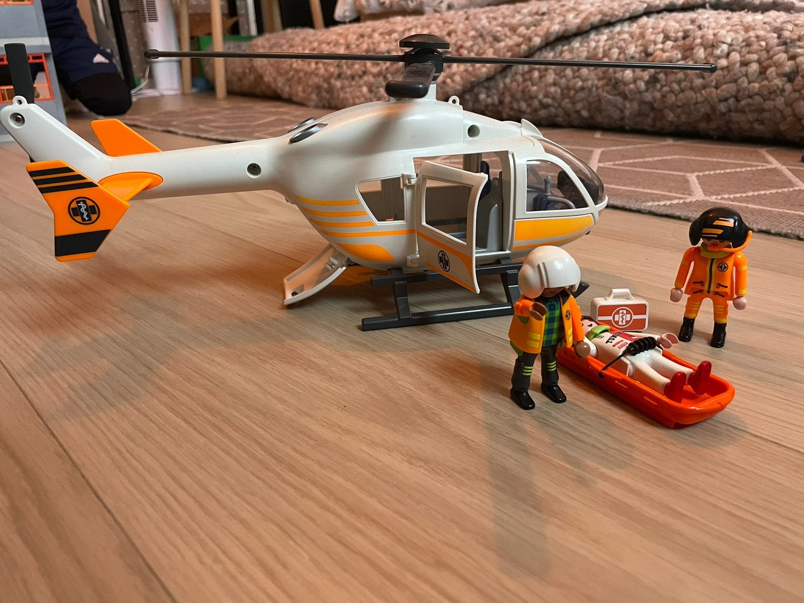 Playmobil traumahelikopter, Ophalen of Verzenden, Gebruikt