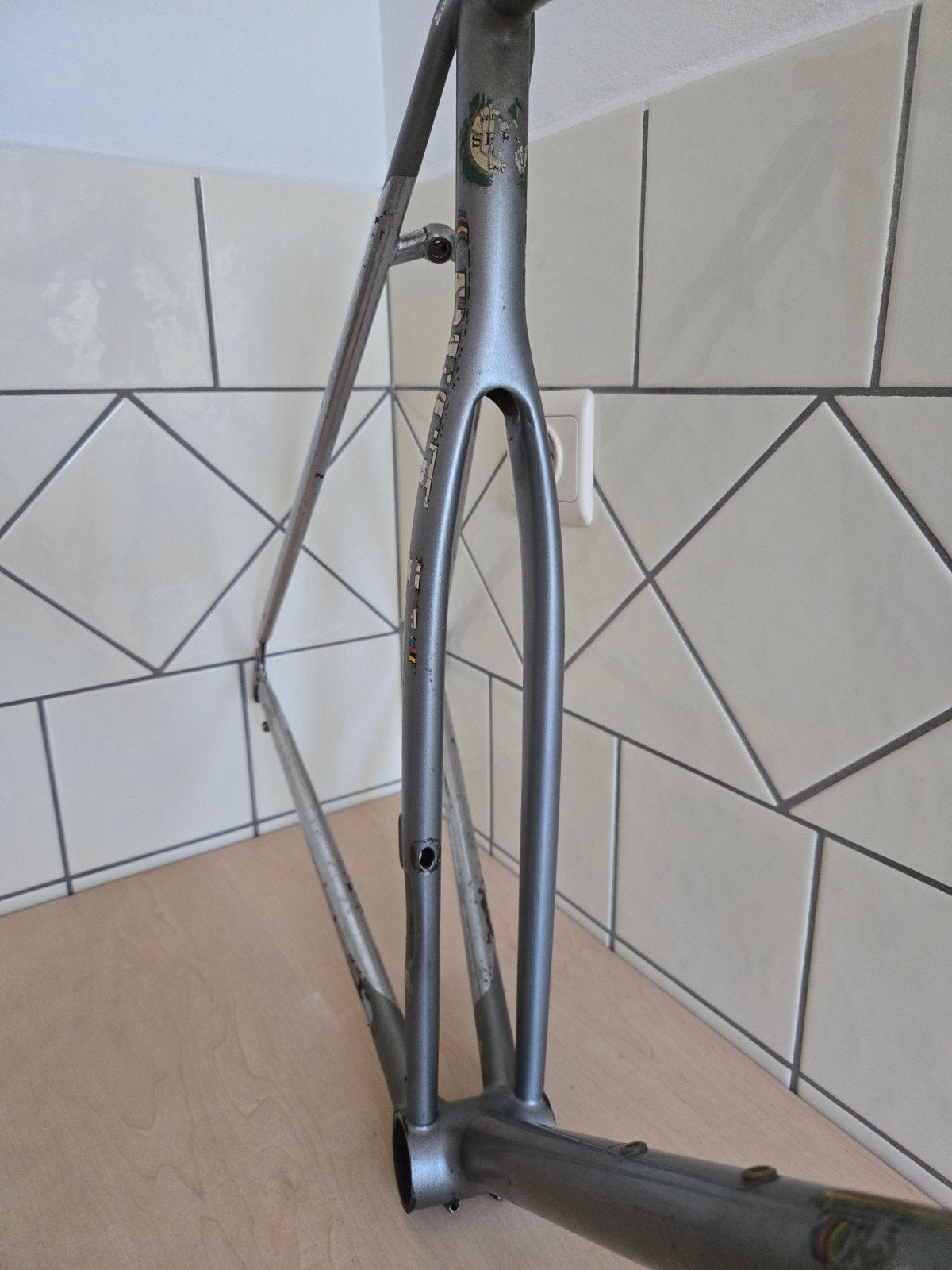 Te koop race frame center top 51merknaam is Jean marie speck, Fietsen en Brommers, Fietsen | Racefietsen, Gebruikt, 49 tot 53 cm