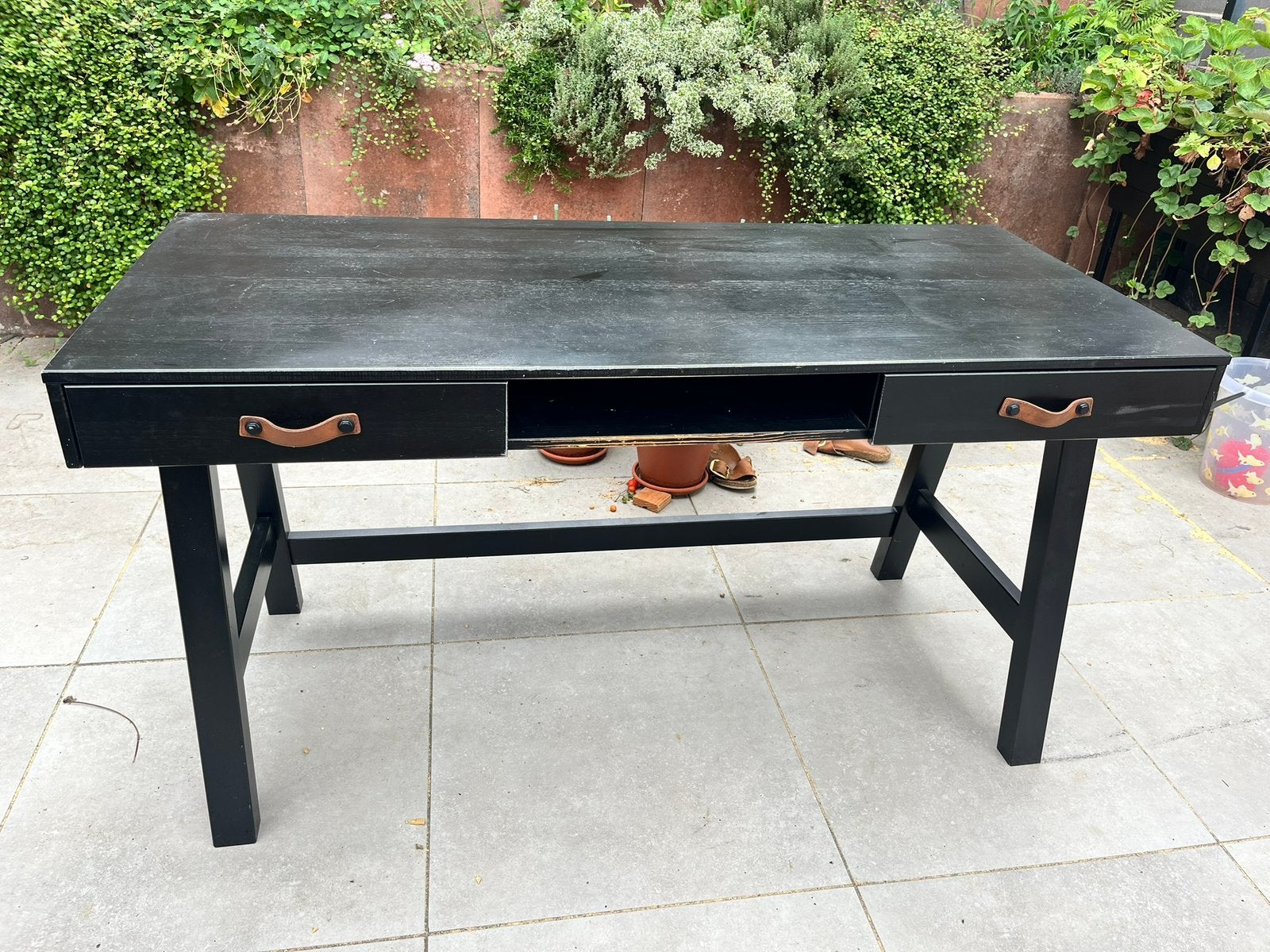 Bureau Woood Dian, Ophalen, Zo goed als nieuw, 120 tot 170 cm