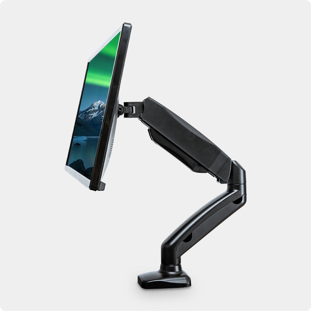 Monitorarm gasveer enkel | 13-32 inch, Computers en Software, Monitoren, Koperstraat 26, 3067GL Rotterdam, Info@douxe.nl, Nieuw