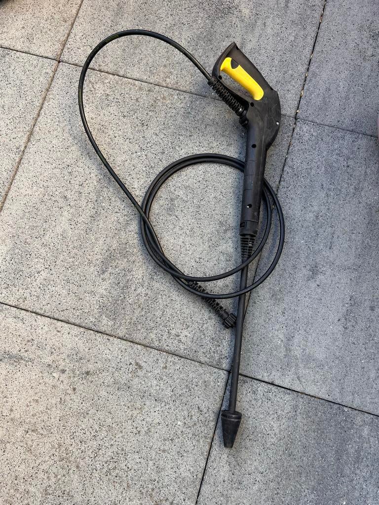 Hogedrukreiniger spuitpistool en terrasreiniger, Ophalen of Verzenden, Zo goed als nieuw, Elektrisch