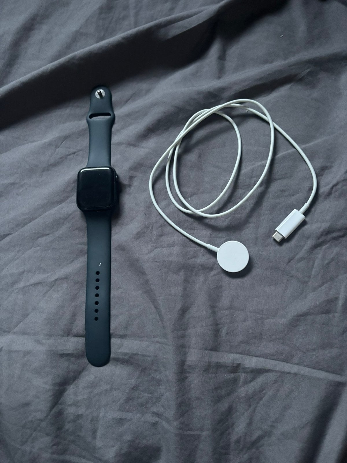 Apple Watch Se 2e genaratie (44mm) gps + cellular met e sim, Zwart, IOS, Ophalen of Verzenden, Zo goed als nieuw