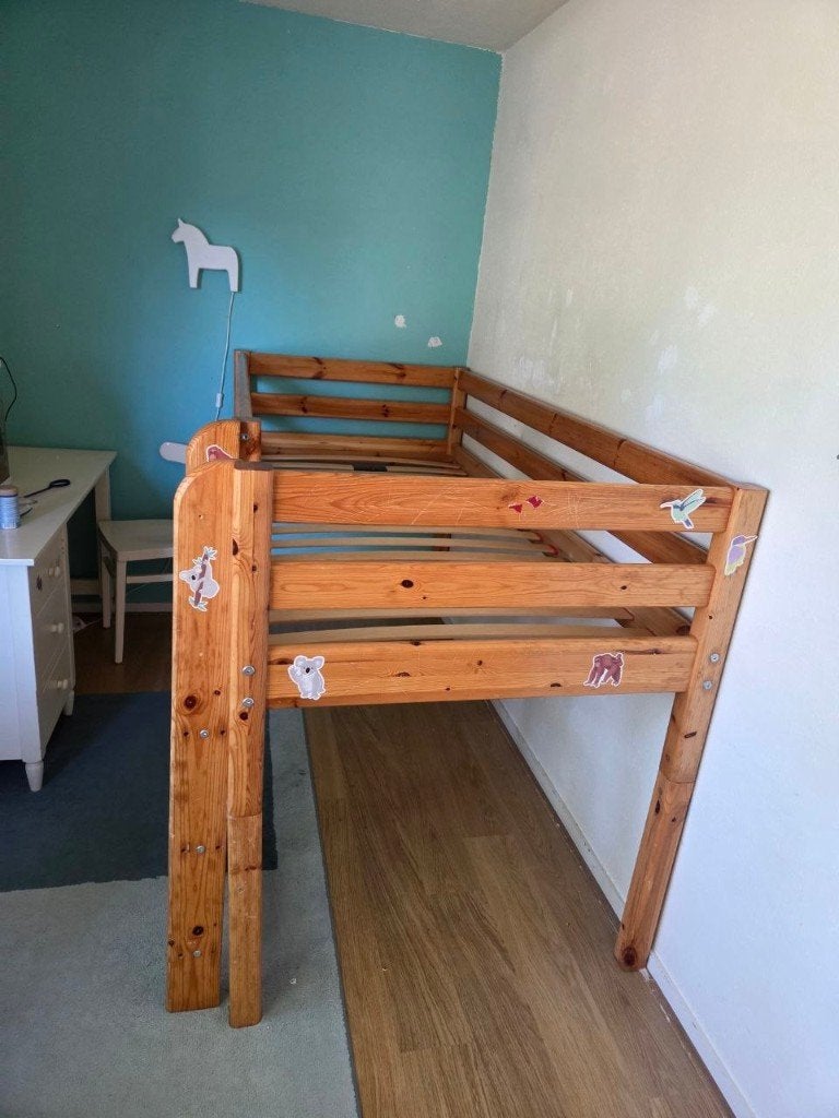 Flexa half hoogslaper, gratis ophalen!, Ophalen, Gebruikt, 90 cm, Eenpersoons