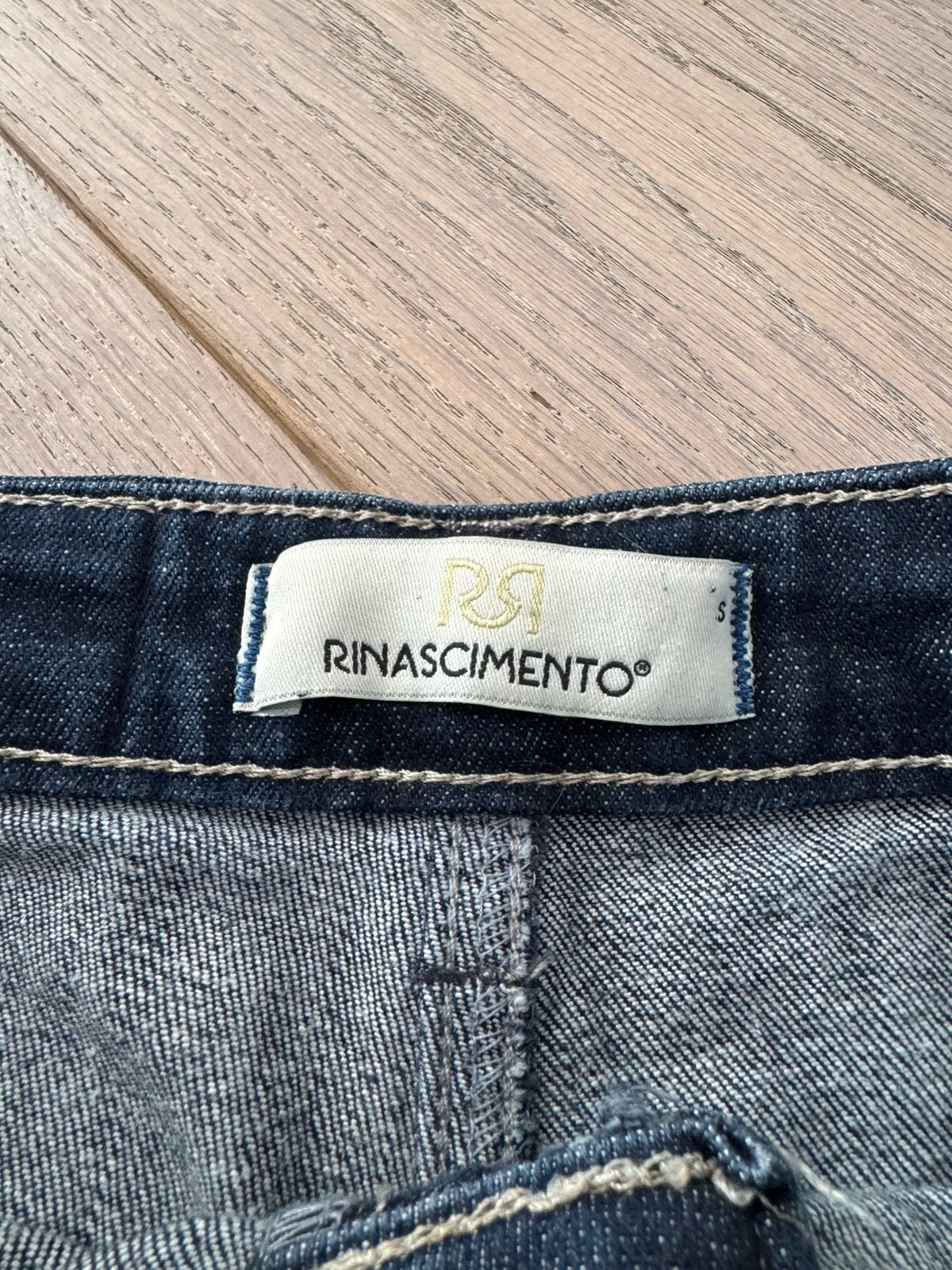 Rinascimento flared jeans met zakken - Maat S, Ophalen of Verzenden, Zo goed als nieuw, Blauw, W28 - W29 (confectie 36)