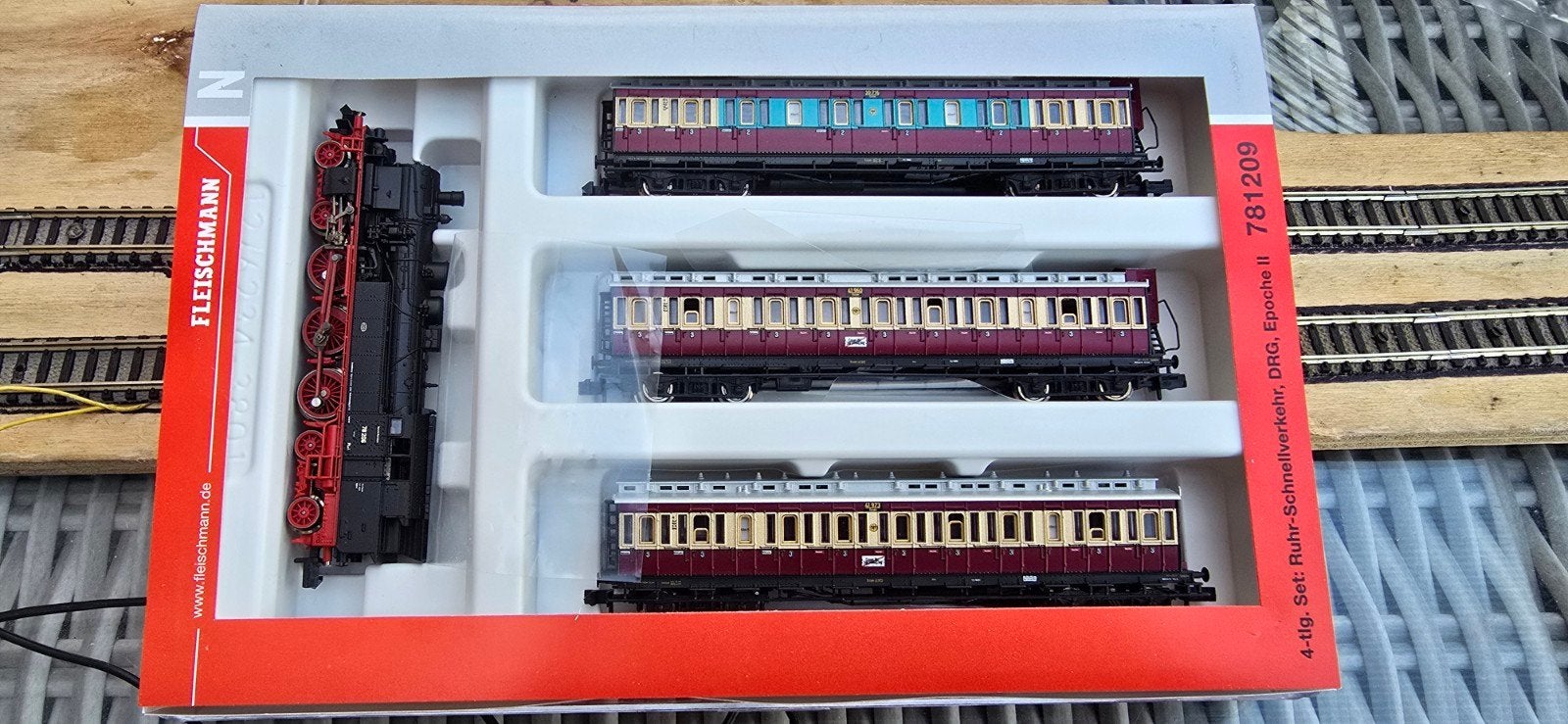 fleischmann piccolo 781209 Rurh-Schnellverkehr DRG top ovp, Gelijkstroom, Fleischmann, Wagon, Ophalen of Verzenden