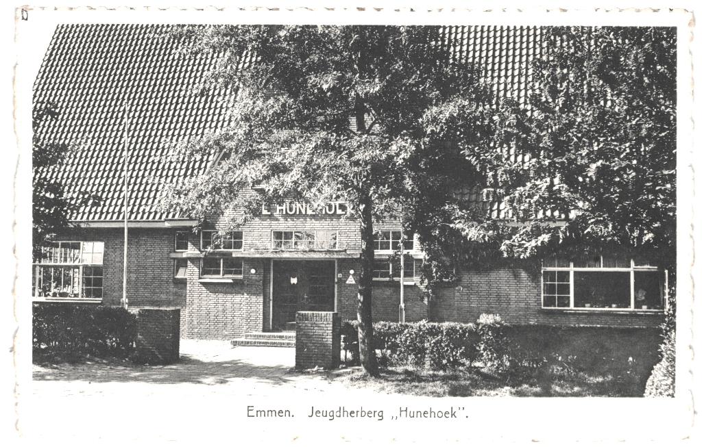 967429 Emmen Jeugdherberg Hunehoek Nette kaart Onbeschreven