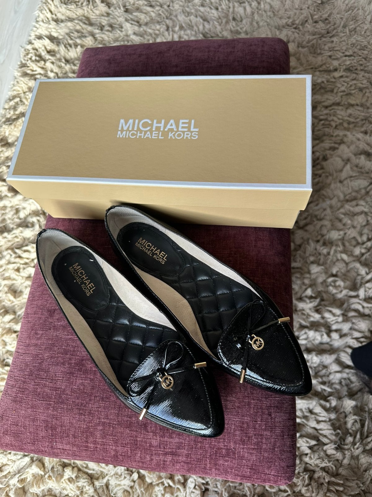 Michael Kors ballerina’s, Kleding | Dames, Zwart, Zo goed als nieuw, Ballerina's, Ophalen of Verzenden