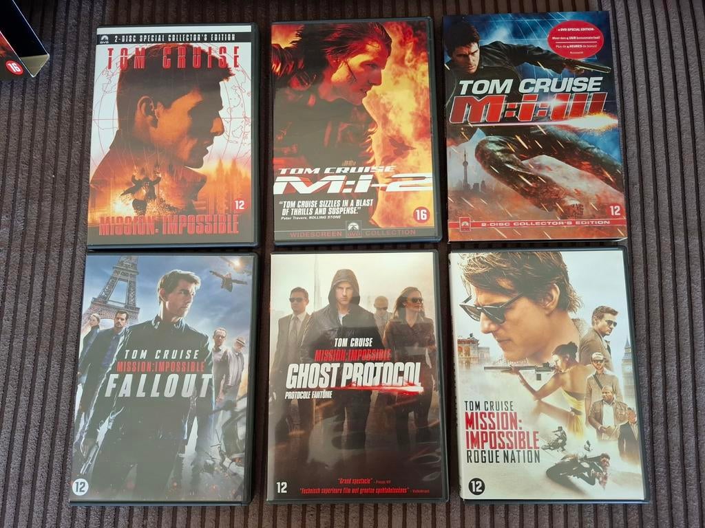 Mission: Impossible DVD Boxset - Deel 1 t/m 6, Vanaf 12 jaar, Ophalen of Verzenden, Zo goed als nieuw, Actiethriller