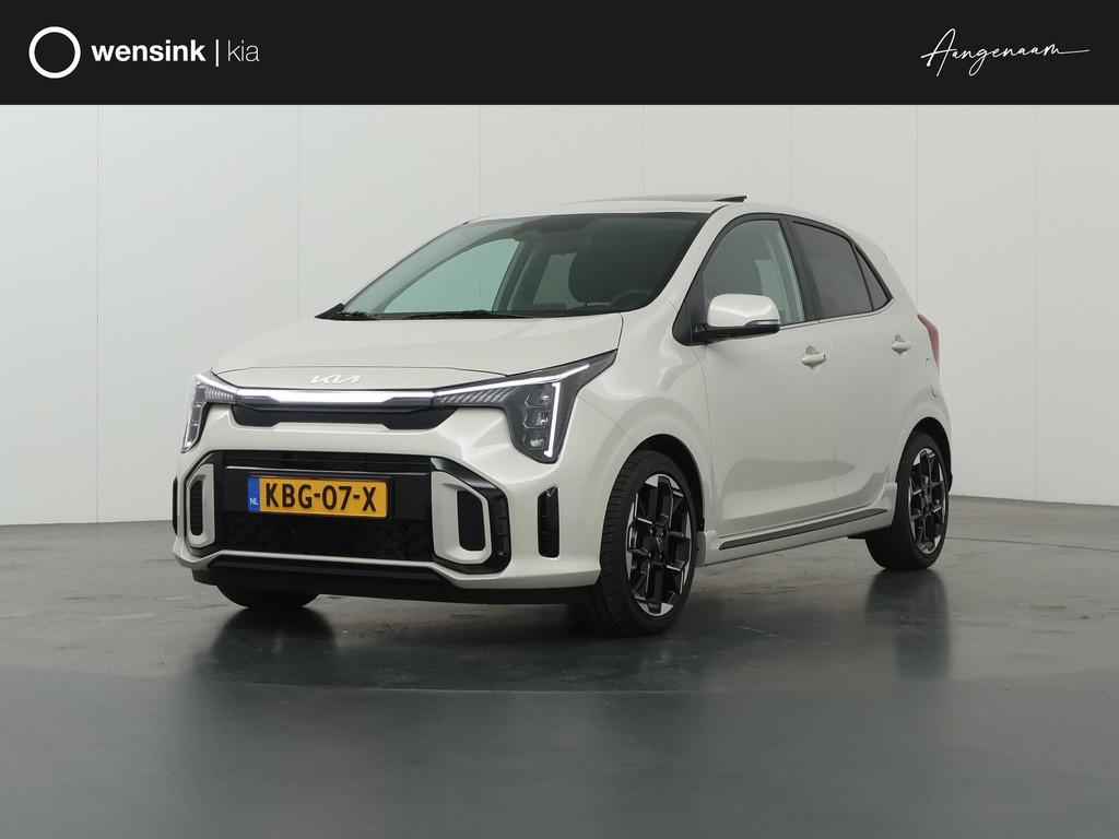 Kia Picanto 1.0 DPI GT-Line AMT | Panoramaschuifdak | Stoelv, Automatische klimaatregeling, 63 pk, 4 stoelen, Beige