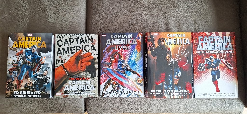 Captain America HC Omnibussen, complete Brubaker-run, Amerika, Complete serie of reeks, Ed Brubaker, Ophalen of Verzenden
