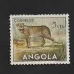 Katachtigen - Angola - 368 - Luipaard (of Panter) - p.fr, Ophalen of Verzenden, Postfris, Dier of Natuur