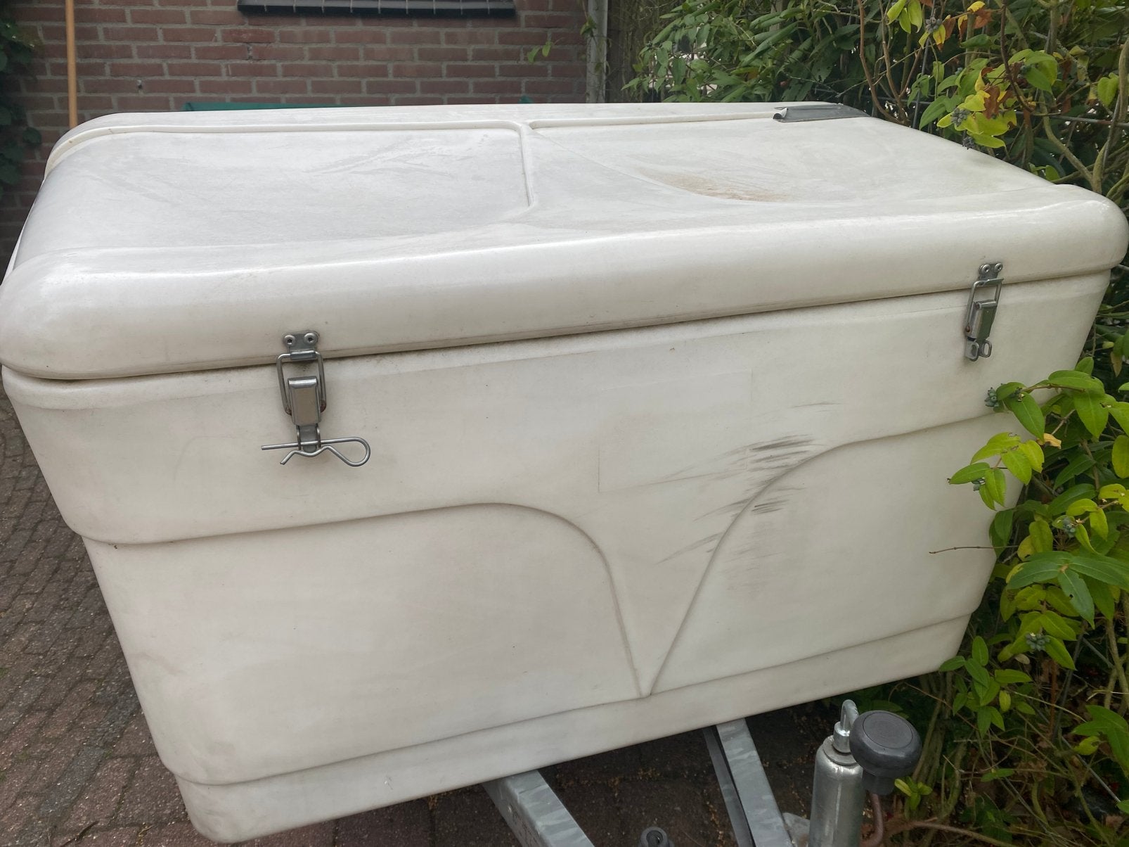 Witte disselbak, Auto diversen, Aanhangwagen-onderdelen, Ophalen, Gebruikt