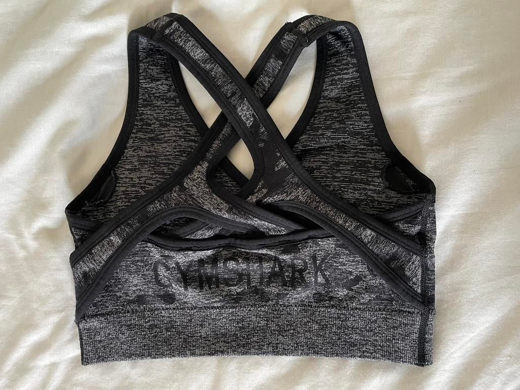 Gymshark sportbh maat S, Zwart, Ophalen of Verzenden, Maat 36 (S), Fitness of Aerobics
