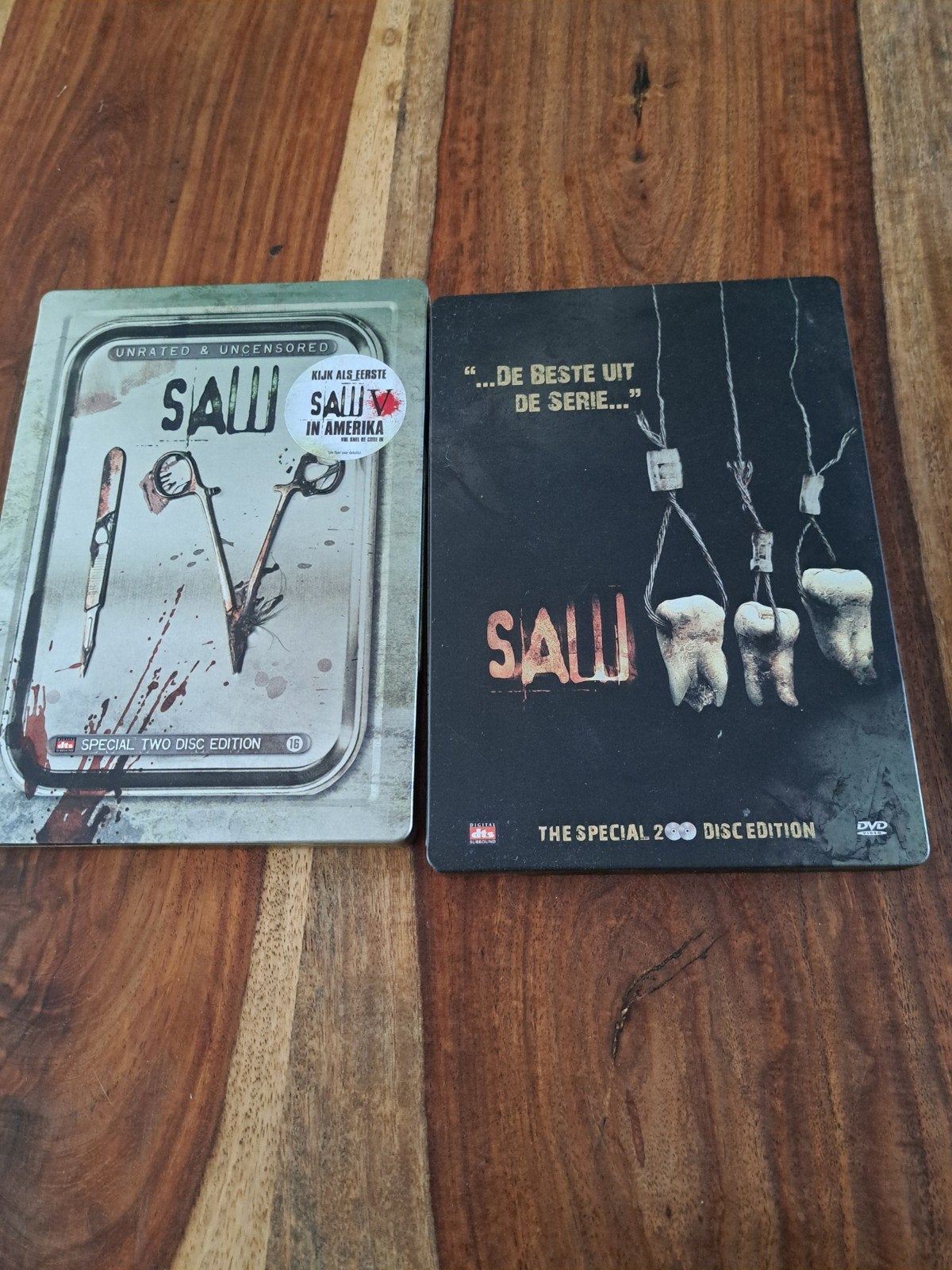 Saw I & IV Special 2 Disc Edition - Zo goed als nieuw, Engels, Vanaf 16 jaar, Slasher, Nederlands