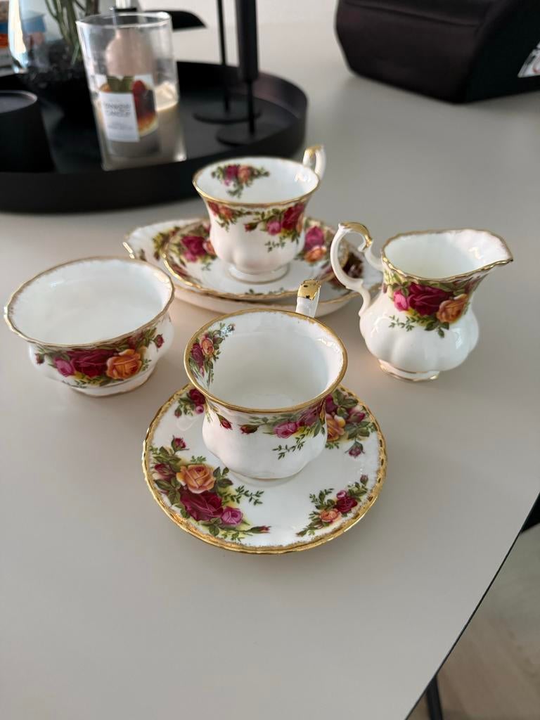 Royal Albert Old Country Roses Mini Theeservies, Ophalen of Verzenden