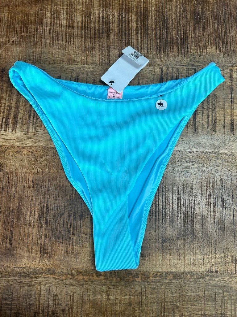 Hunkemöller Texture Highleg Bikinibroekje XL, Kleding | Dames, Badmode en Zwemkleding, Blauw, Nieuw, Ophalen of Verzenden, Bikini