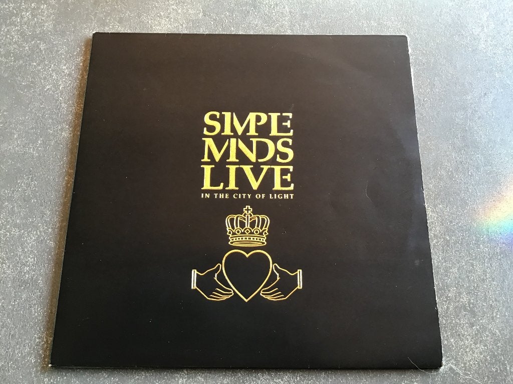 Simple Minds - LIVE in the city of light - Vinyl dubbel lp, LP, Gebruikt, Inclusief boekje, Pop