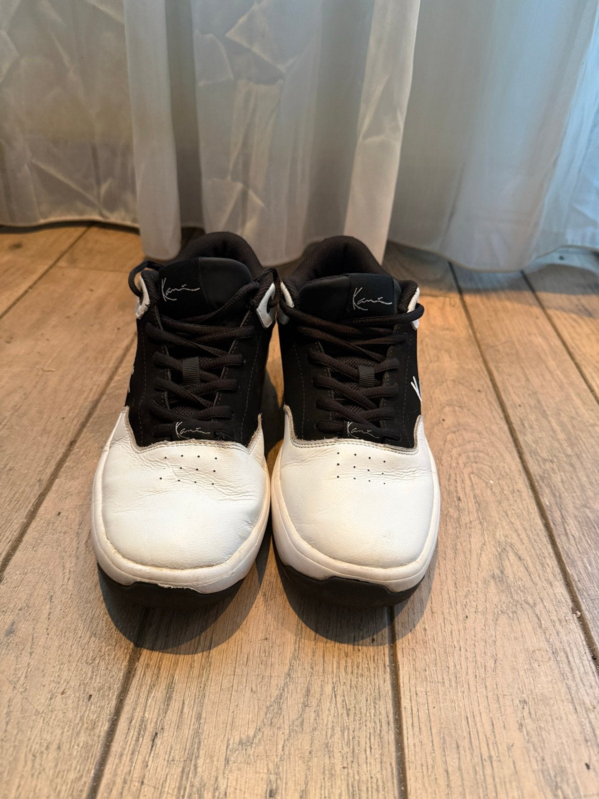 Karl Kani sneakers maat 43 - Zwart/Wit, Ophalen of Verzenden, Gedragen, Zwart, Sneakers of Gympen