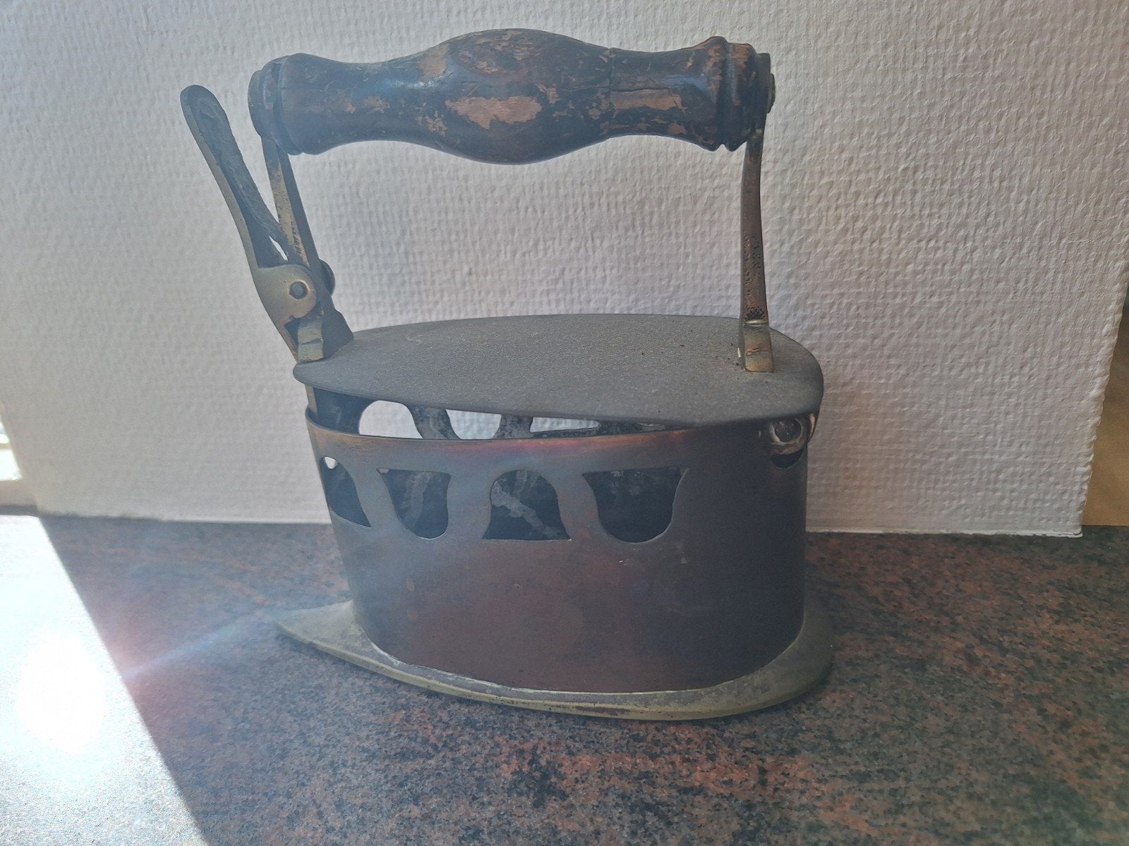 oud strijkijzer, Antiek en Kunst, Ophalen of Verzenden