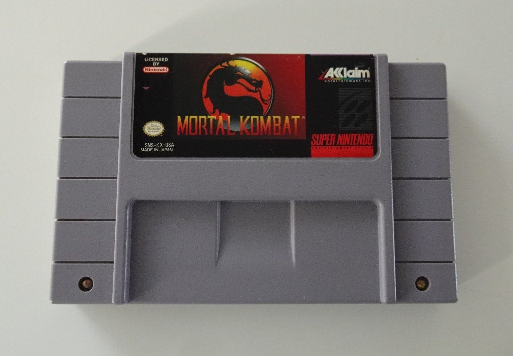 Mortal Kombat NTSC voor Super Nintendo, Ophalen, Vanaf 18 jaar, Vechten, 2 spelers