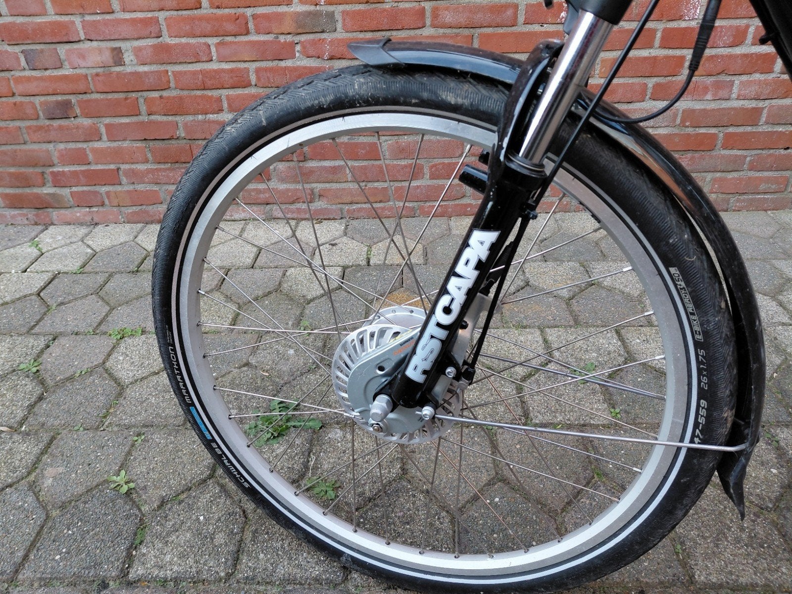 Elektrische tandemfiets ., Fietsen en Brommers, Fietsen | Tandems, Minder dan 10 versnellingen, Gebruikt, Vering, Bafang