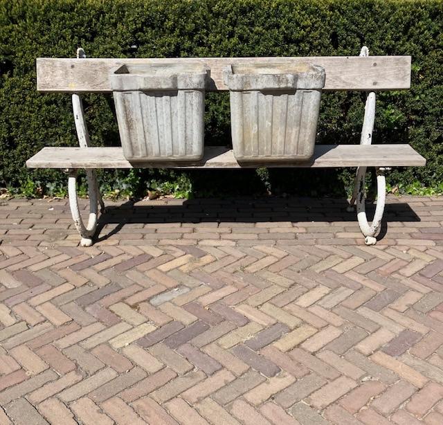 Willy Guhl Ribbed Planters Plantenbakken 2 x stuks, Ophalen, Overige materialen, Gebruikt, Minder dan 30 cm