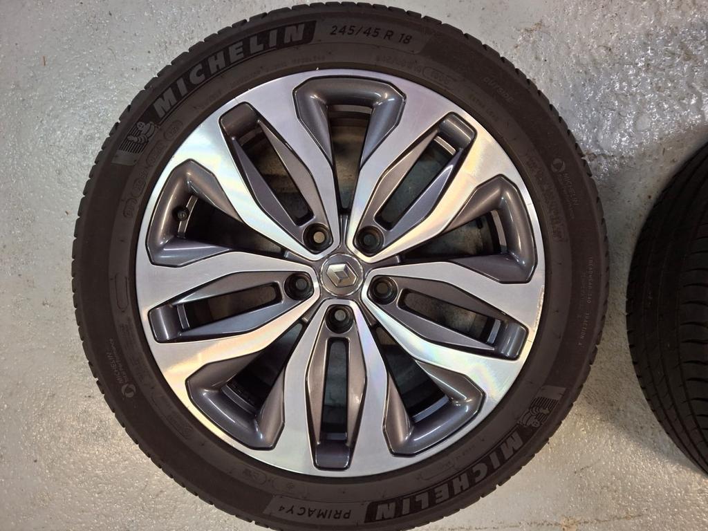 Renault Talisman 18" velgen met Michelin Prim.4+ zomerbanden, Ophalen, 18 inch, Banden en Velgen, Personenwagen