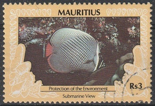 3524. Mauritius 679 gest. Vis, Verzenden, Overige landen, Gestempeld