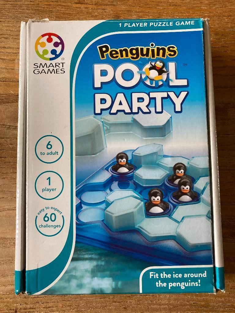 Smart Games - Penguins Pool Party (1+spelers, 6+jaar) zgan, Ophalen of Verzenden, Minder dan 500 stukjes, Zo goed als nieuw, Rubik's of 3D-puzzel