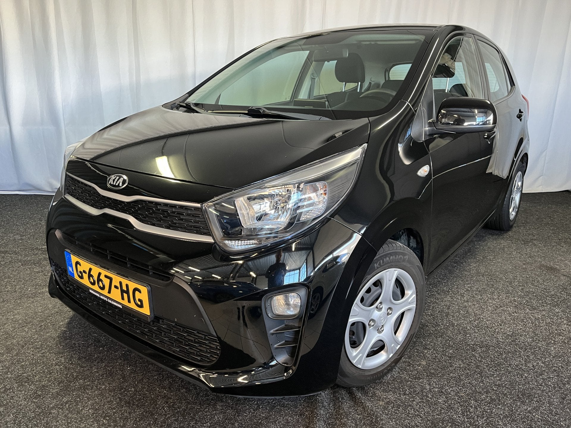 Kia Picanto 1.0 MPi ComfortPlusLine 1E EIGN/AIRCO/APPLE/CAME, Voorwielaandrijving, Stof, Gebruikt, Met garantie (alle)