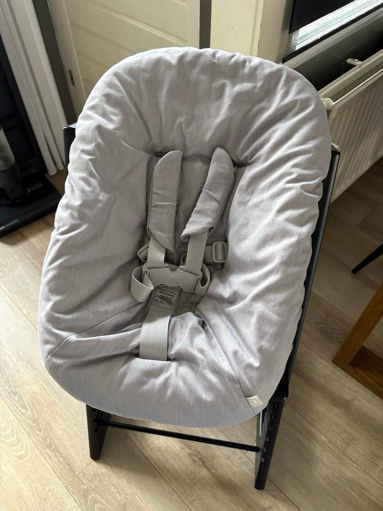 Stokke Tripp Trapp Newborn Set - Grijs, Ophalen, Zo goed als nieuw, Overige typen, Gordel(s)