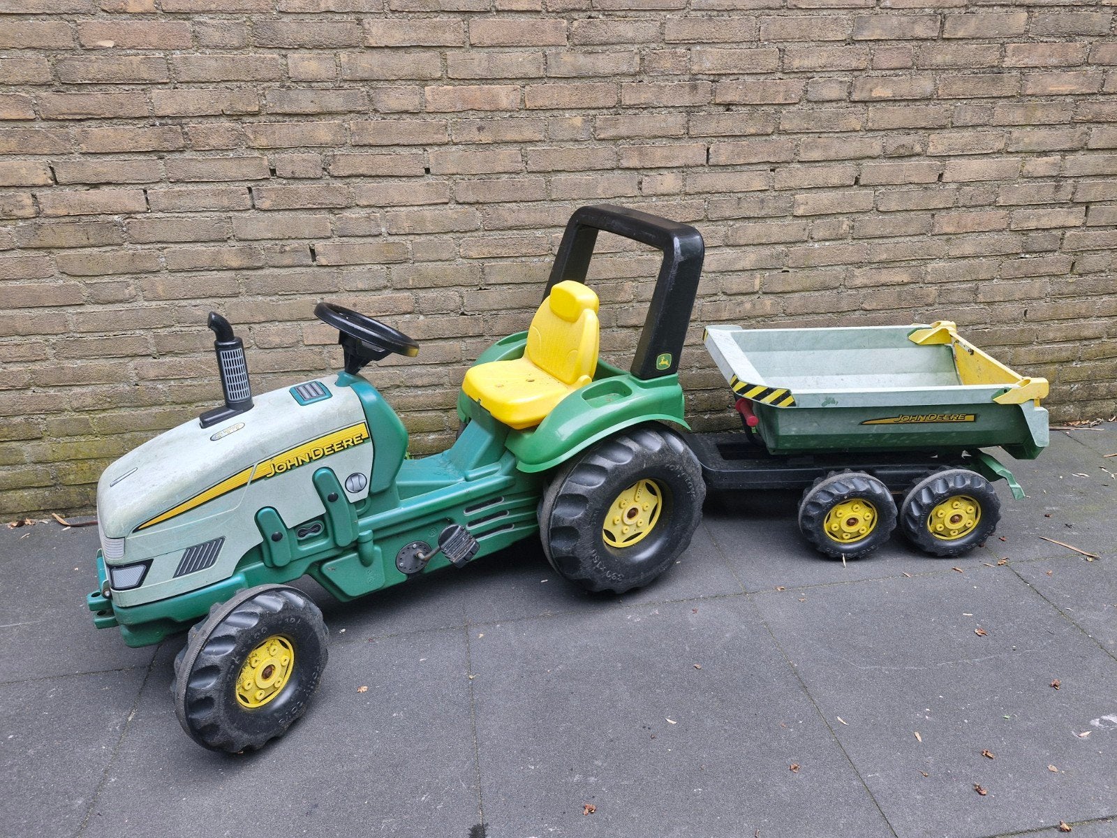 John Deere tractor, Kinderen en Baby's, Speelgoed | Buiten | Skelters, Gebruikt, Overige merken, Ophalen