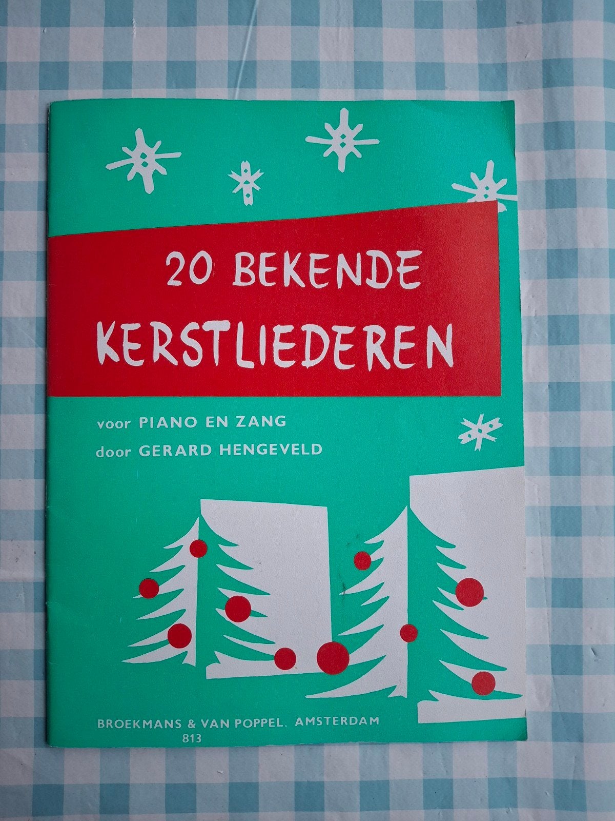 20 Bekende Kerstliederen Piano en Zang - Gerard Hengevel, Piano, Gebruikt, Ophalen of Verzenden, Thema