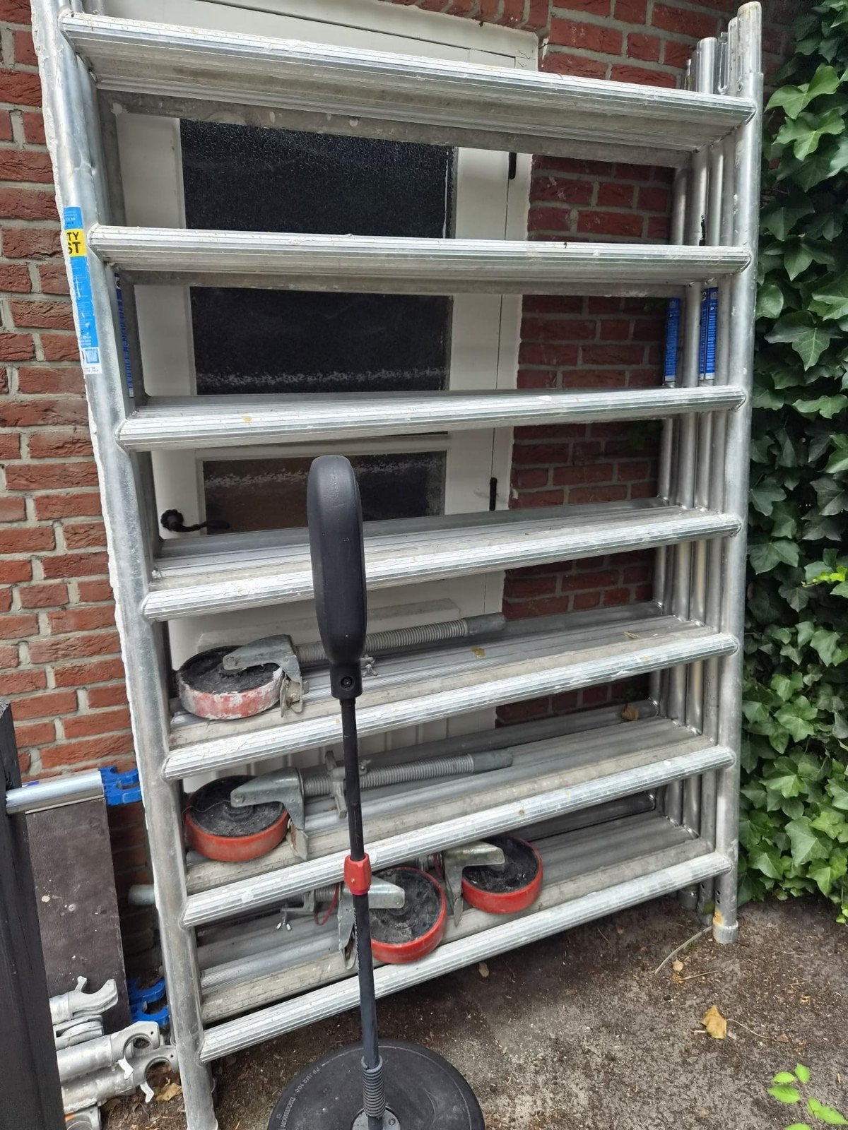 Brede rolsteiger 3 niveaus met wielen en steunen, Doe-het-zelf en Verbouw, Ophalen of Verzenden